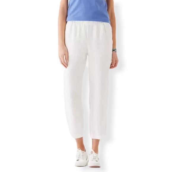J. Jill Pants - J.JILL LOVE LINEN CROPPED CAPRI PANTS PETITE